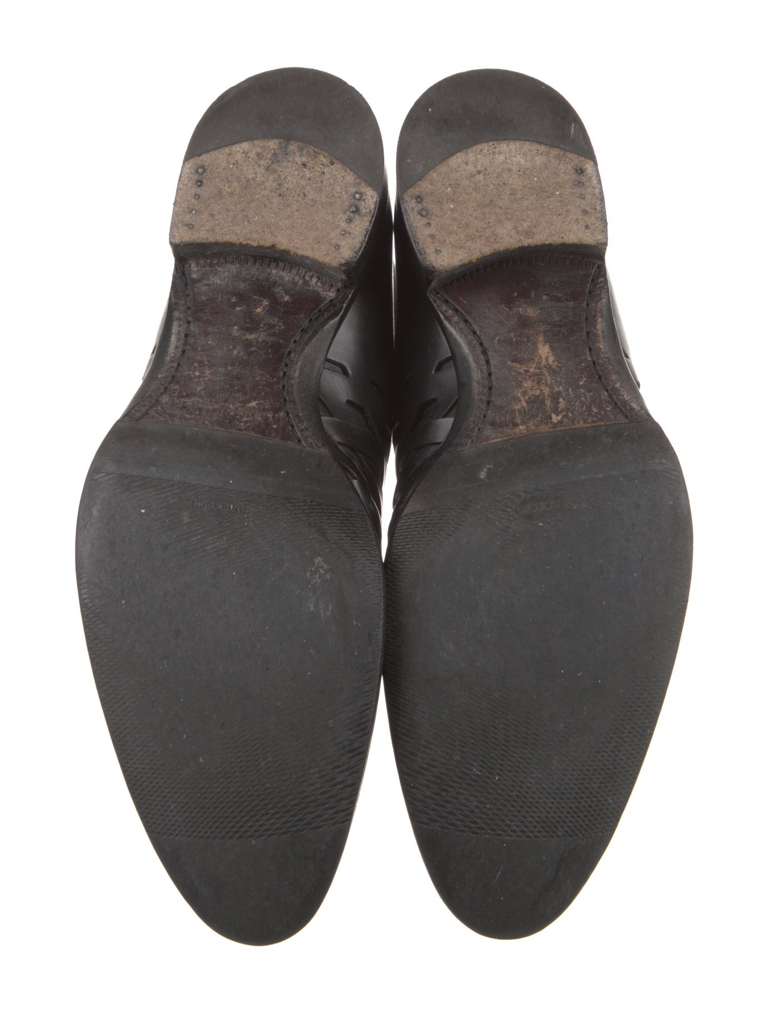 Louis Vuitton Leather Lace-Up Boots
